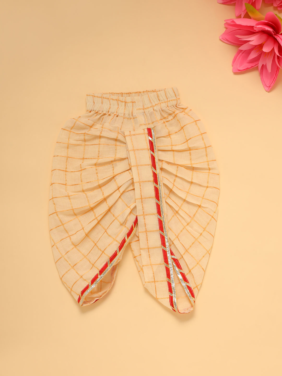 Baby Boy Bhandej Jamna Set - Red