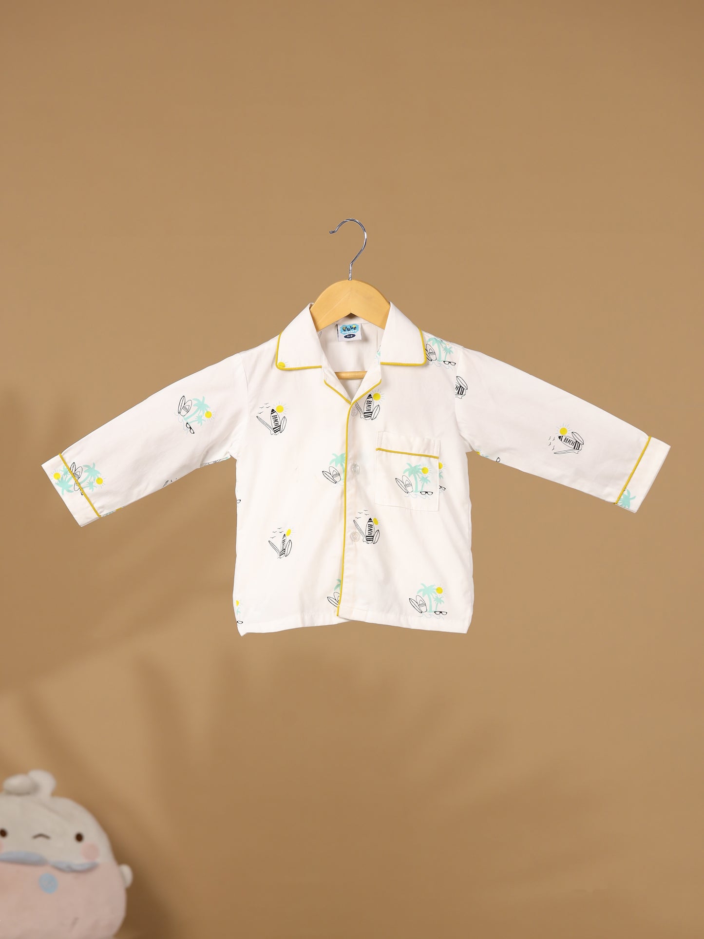 Beach Print Nightwear Set