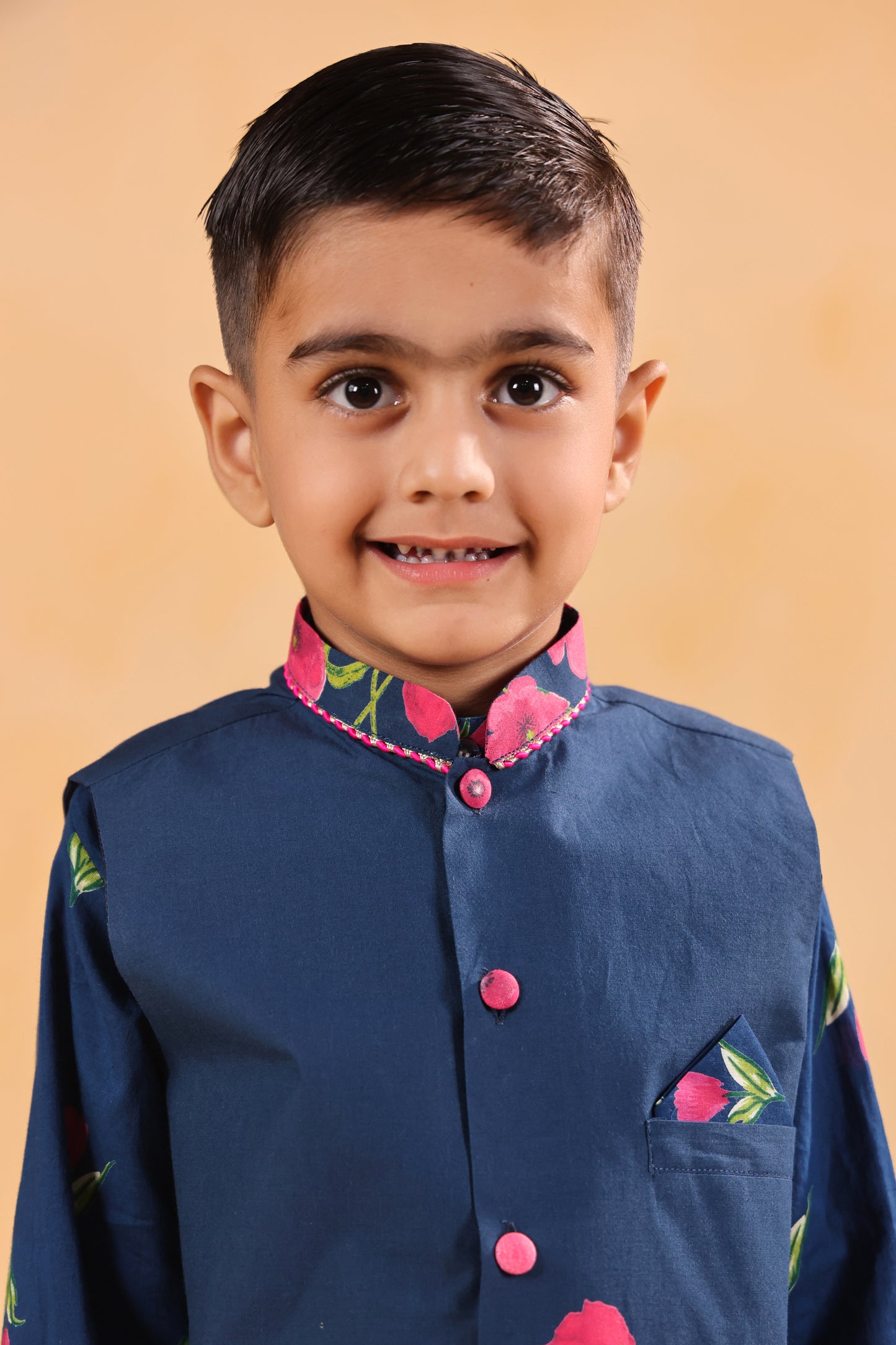 Boy Genda Phool Bundy Set -Teal Blue