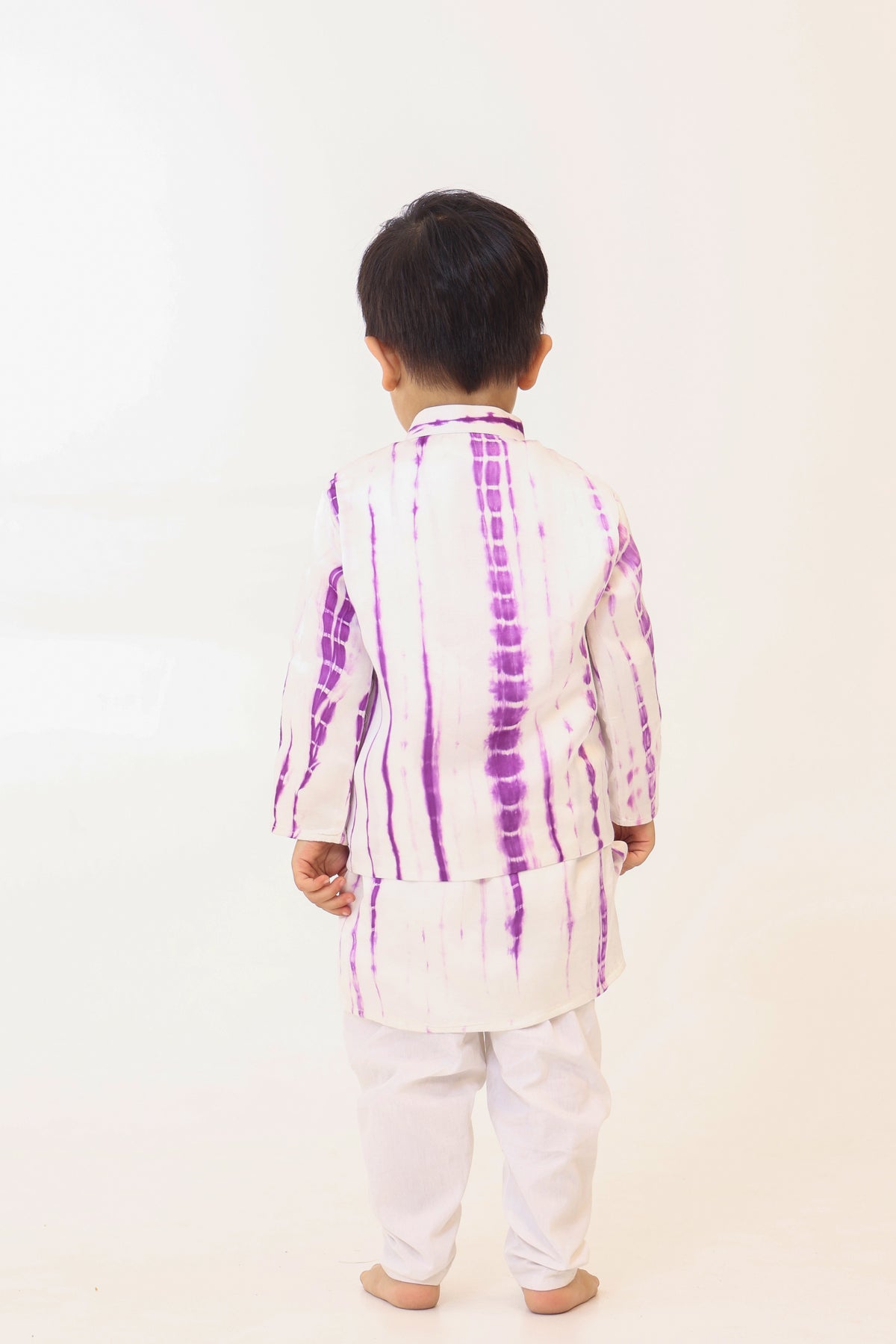 Boy 3Pc Tie n Dye Bundy Set-Purple