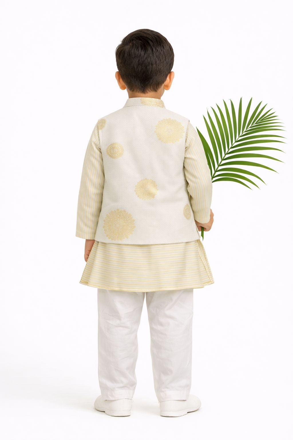 Boy 3 Pc Gold Bundy Set - Beige