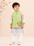 Boy Bahar Kurta Set-Green