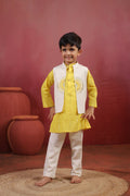 Boy Sanskriti Mirror Bundy Set - Yellow