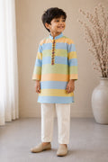 Boy Gulbahar Kurta Set - Blue