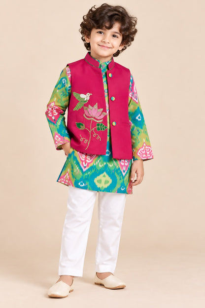 Boy Mithas 3Pc Bundy Set-Green