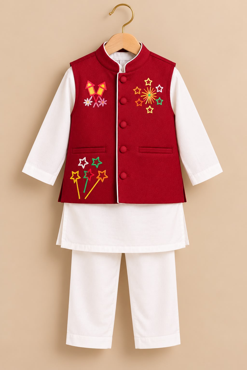 Boy Pataka 3Pc Bundy Set-Red