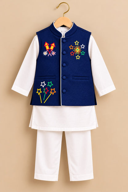 Boy Pataka 3Pc Bundy Set-Navy Blue