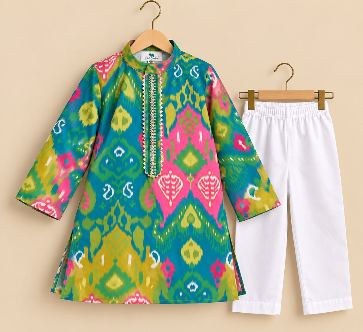 Boy Mithaas Kurta Set - Green