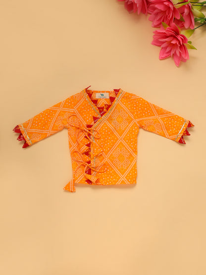 Baby Boy Bhandej Jamna Set - Yellow