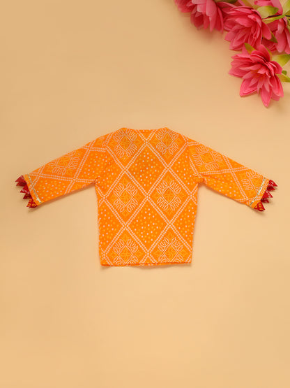 Baby Boy Bhandej Jamna Set - Yellow