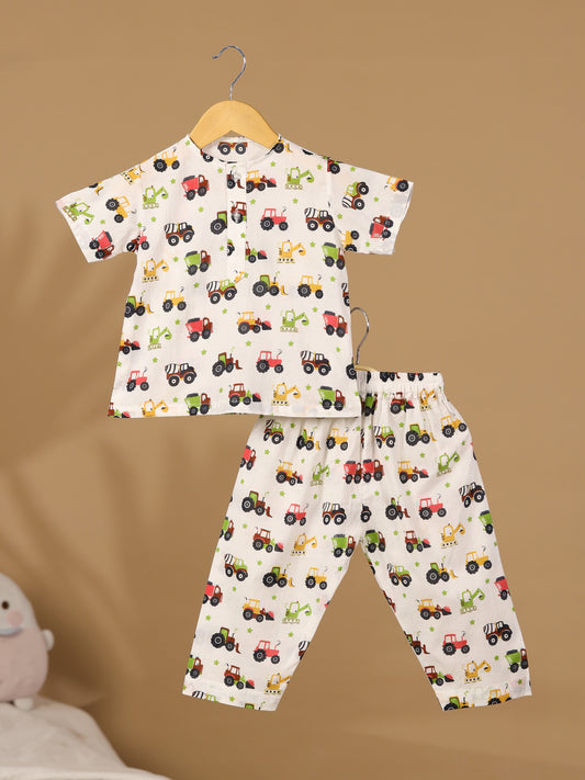 Tractor Print Nightwear