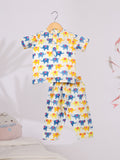 Elephant Print Multi Coloured Nightwear