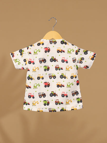 Tractor Print Nightwear