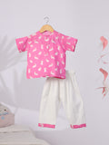 Pink Rabbit Print Nightwear