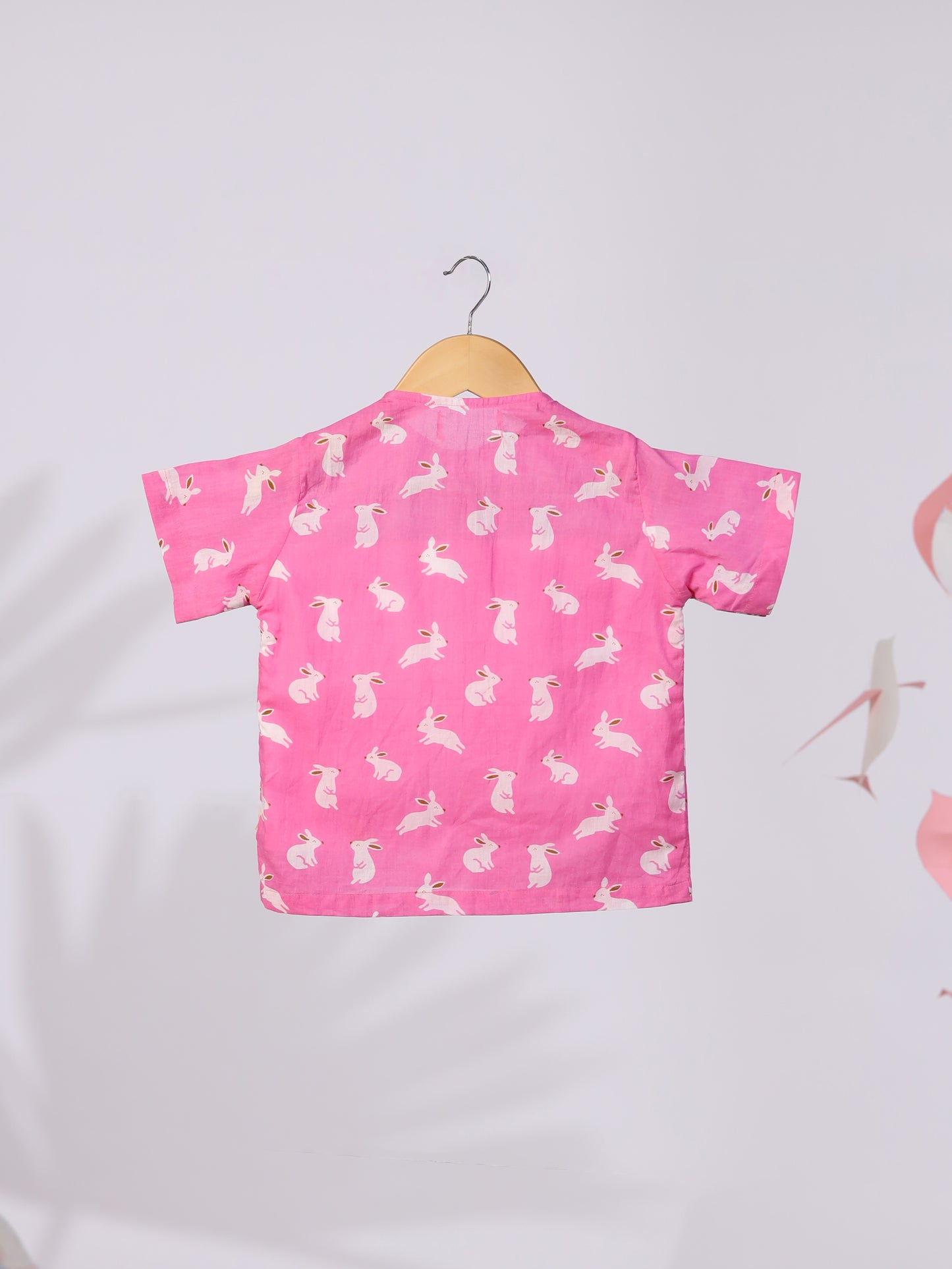 Pink Rabbit Print Nightwear