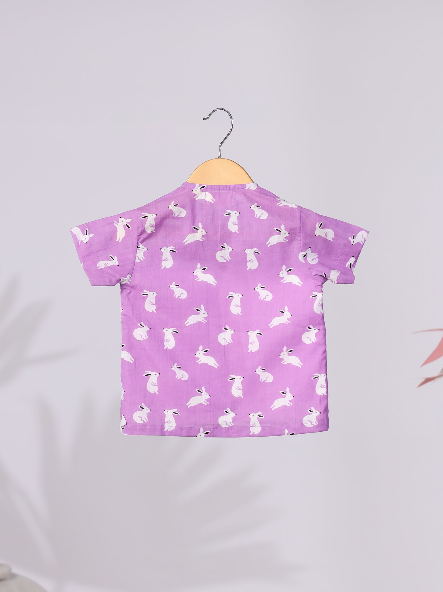 Lilac Rabbit Print Nightwear