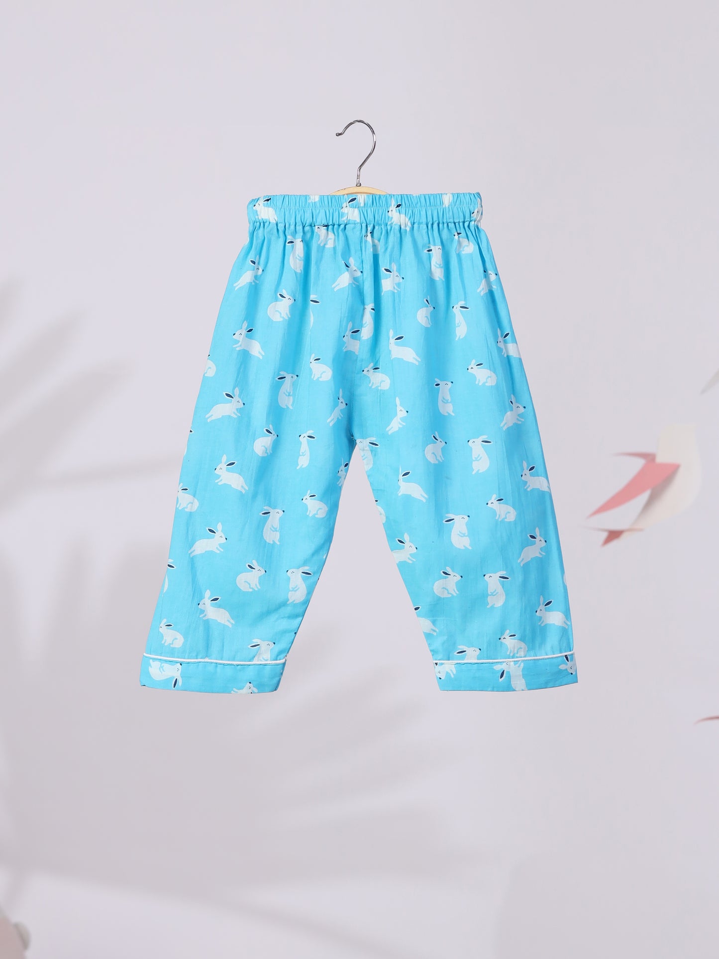 Turquoise Rabbit Print Nightwear