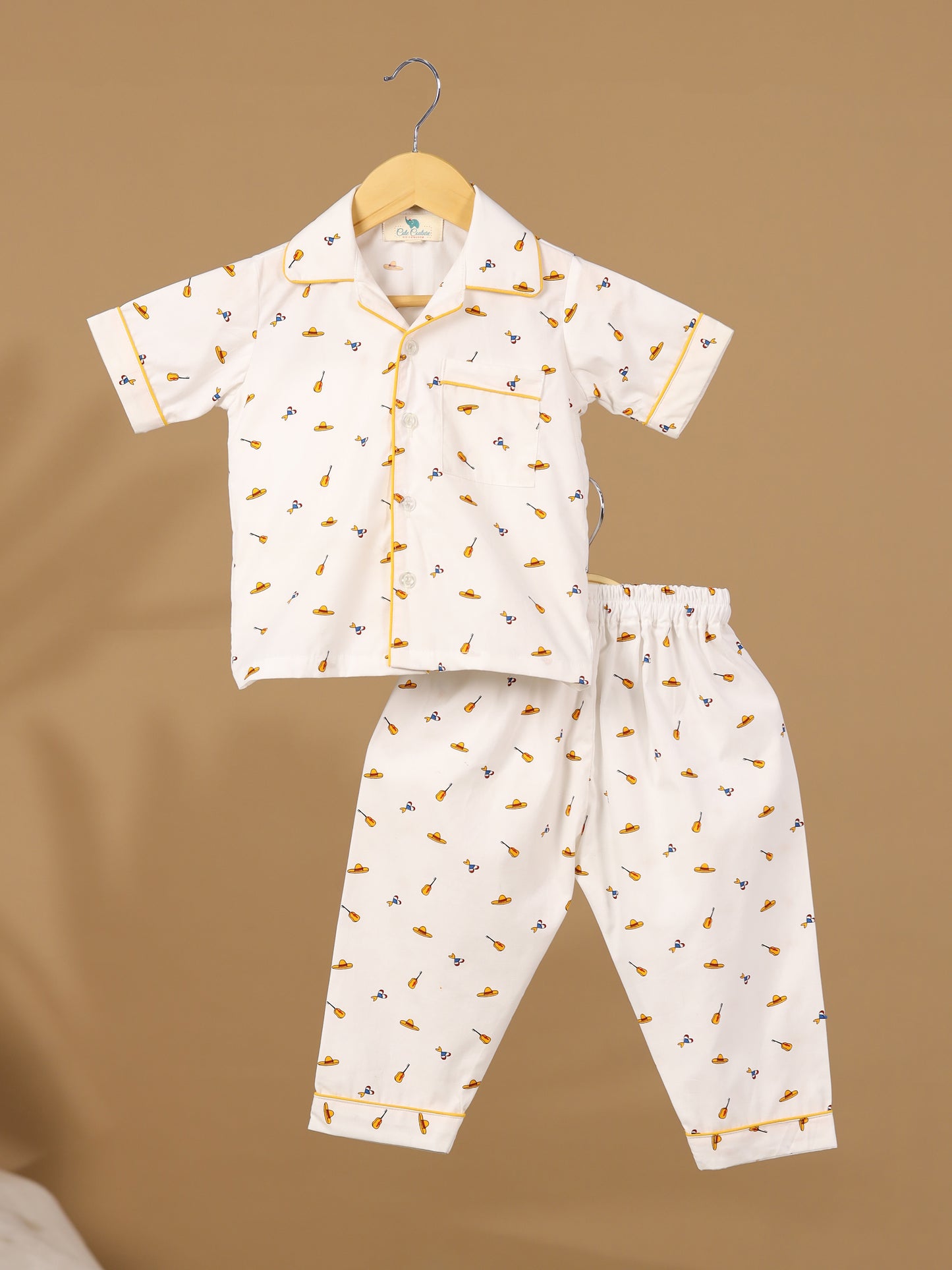 Guitar Print Nightwear