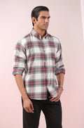 Pine Green Merry Checks Father Shirt