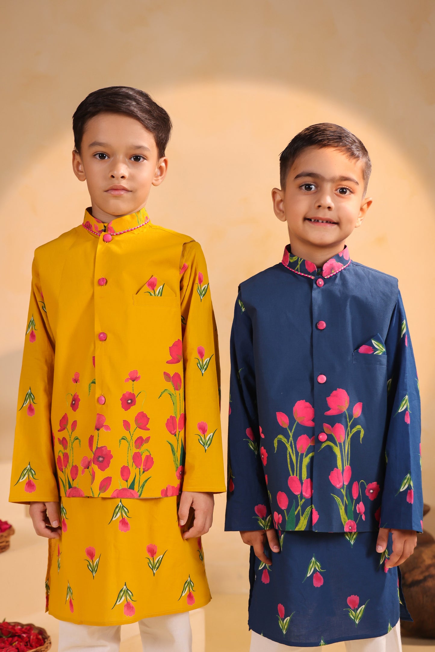 Boy Genda Phool Bundy Set -Teal Blue