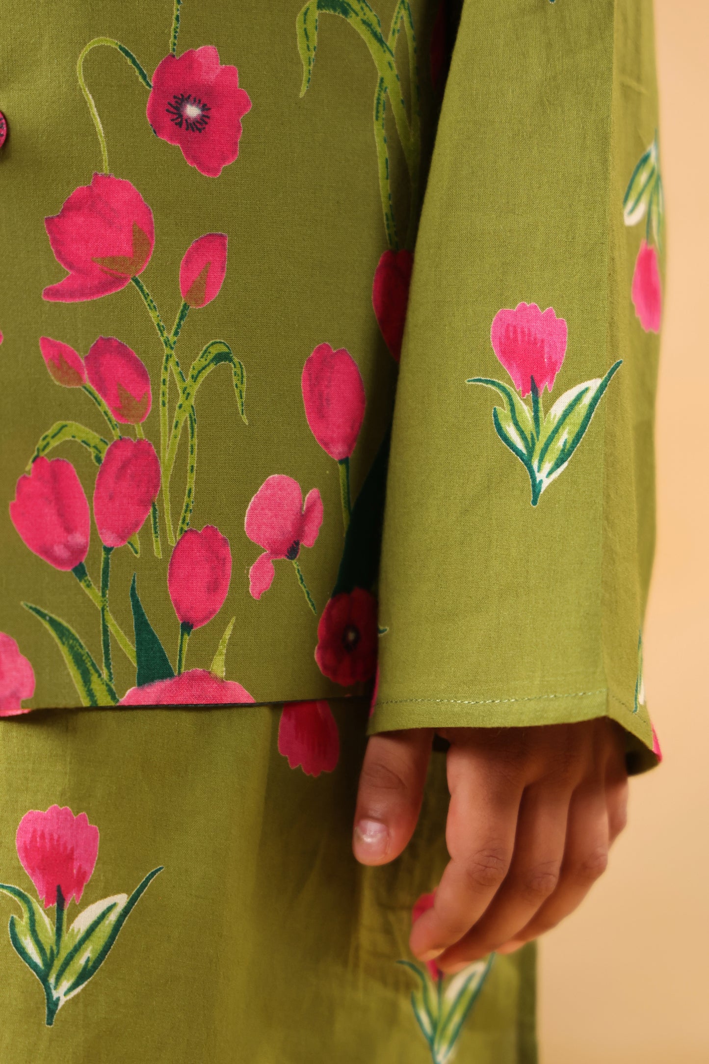 Boy Genda Phool Bundy Set -Mehandi Green