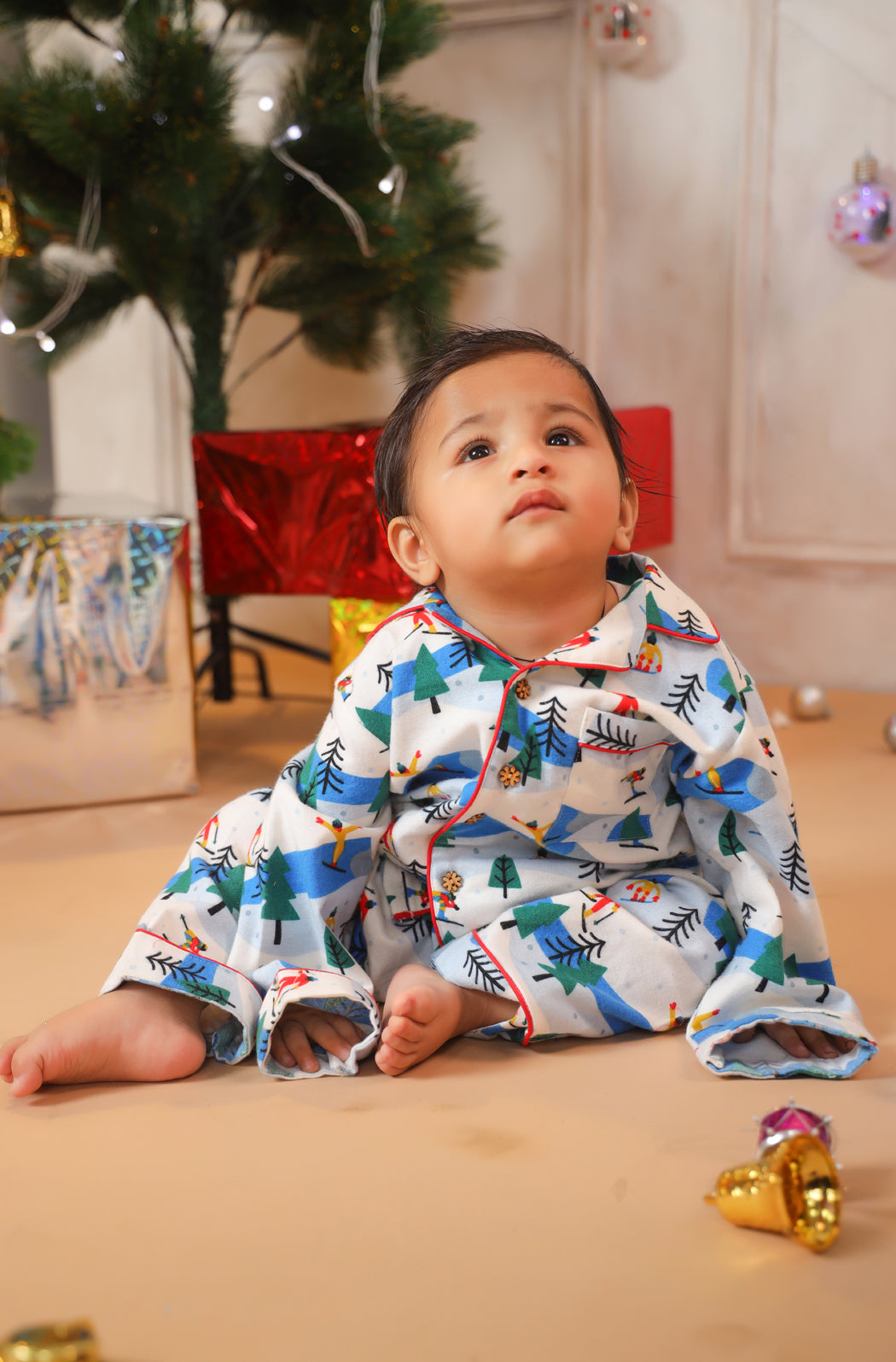 Winter Wonderland Print Nightwear Set