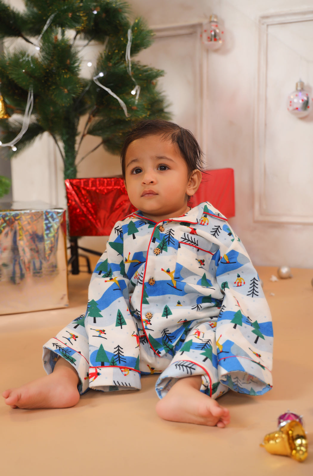 Winter Wonderland Print Nightwear Set