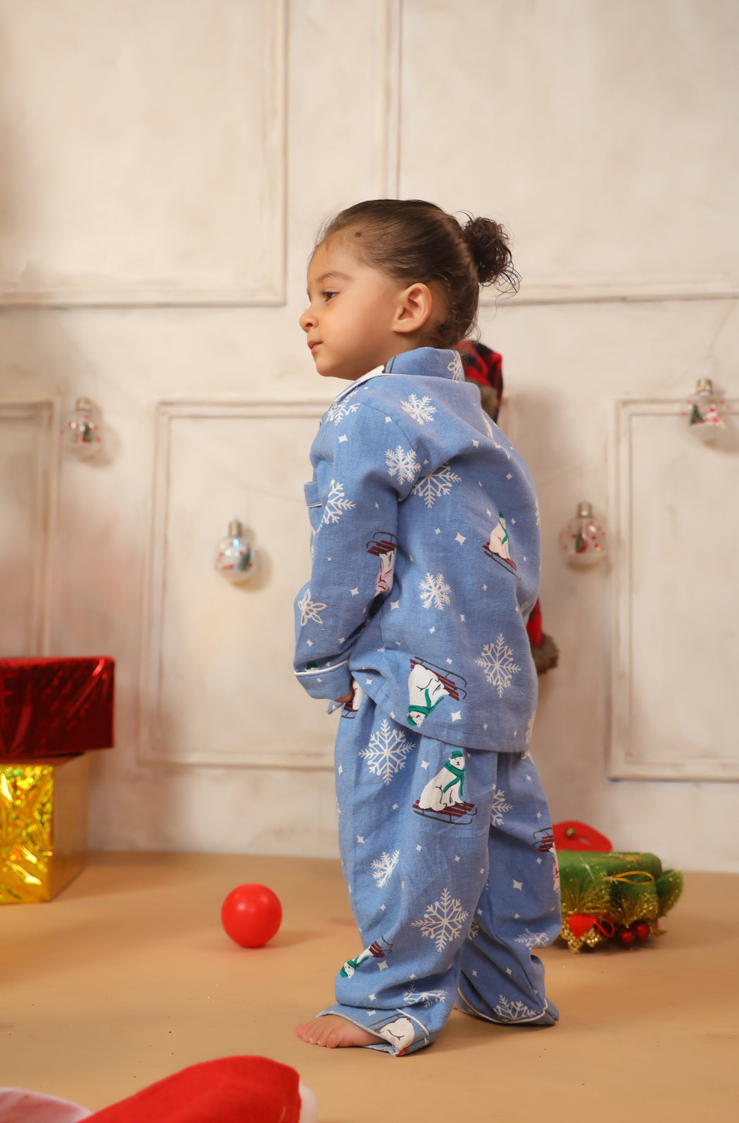 Snow Wonderland Print Nightwear Set