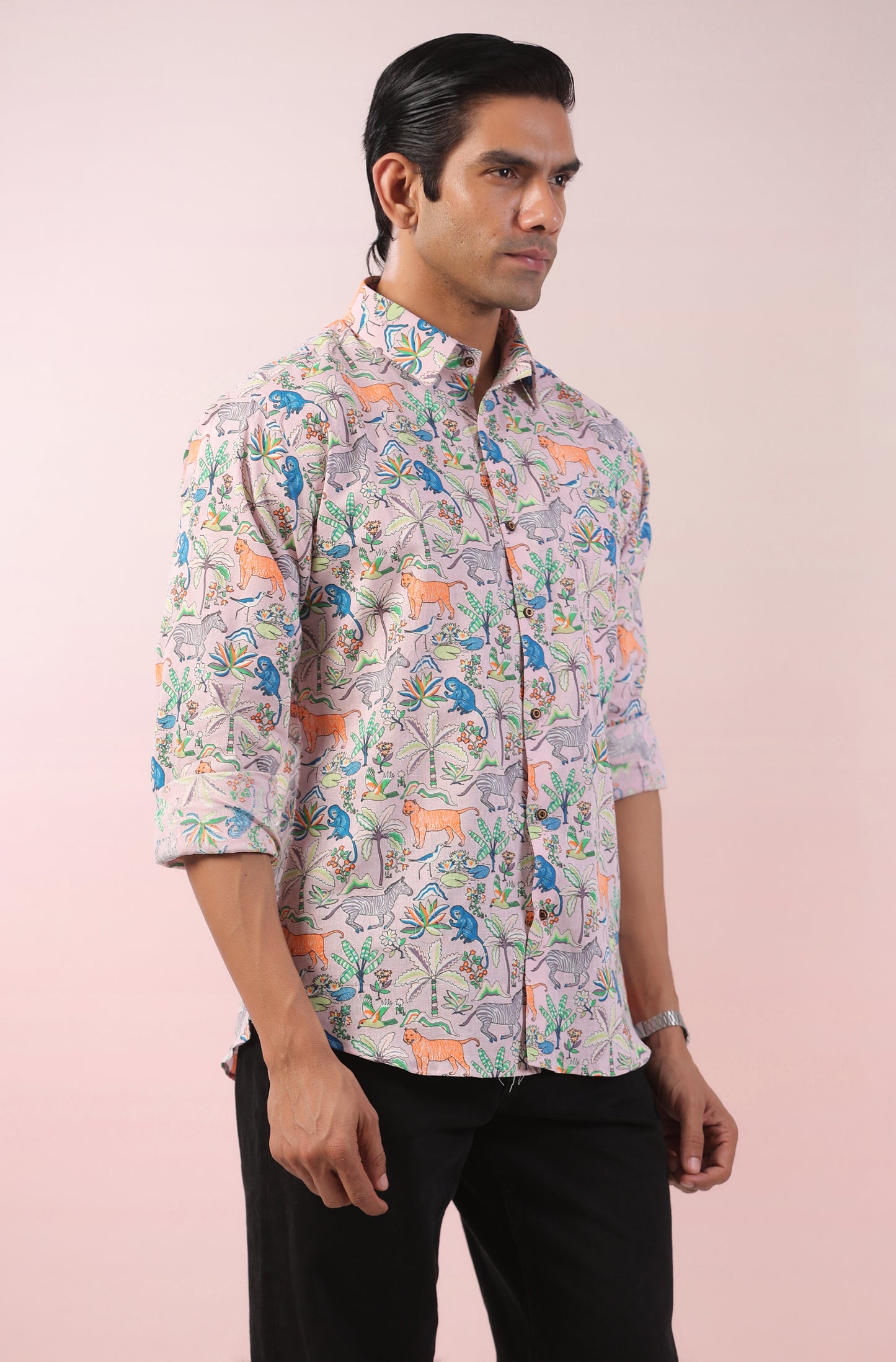 Forest Print Father Shirt