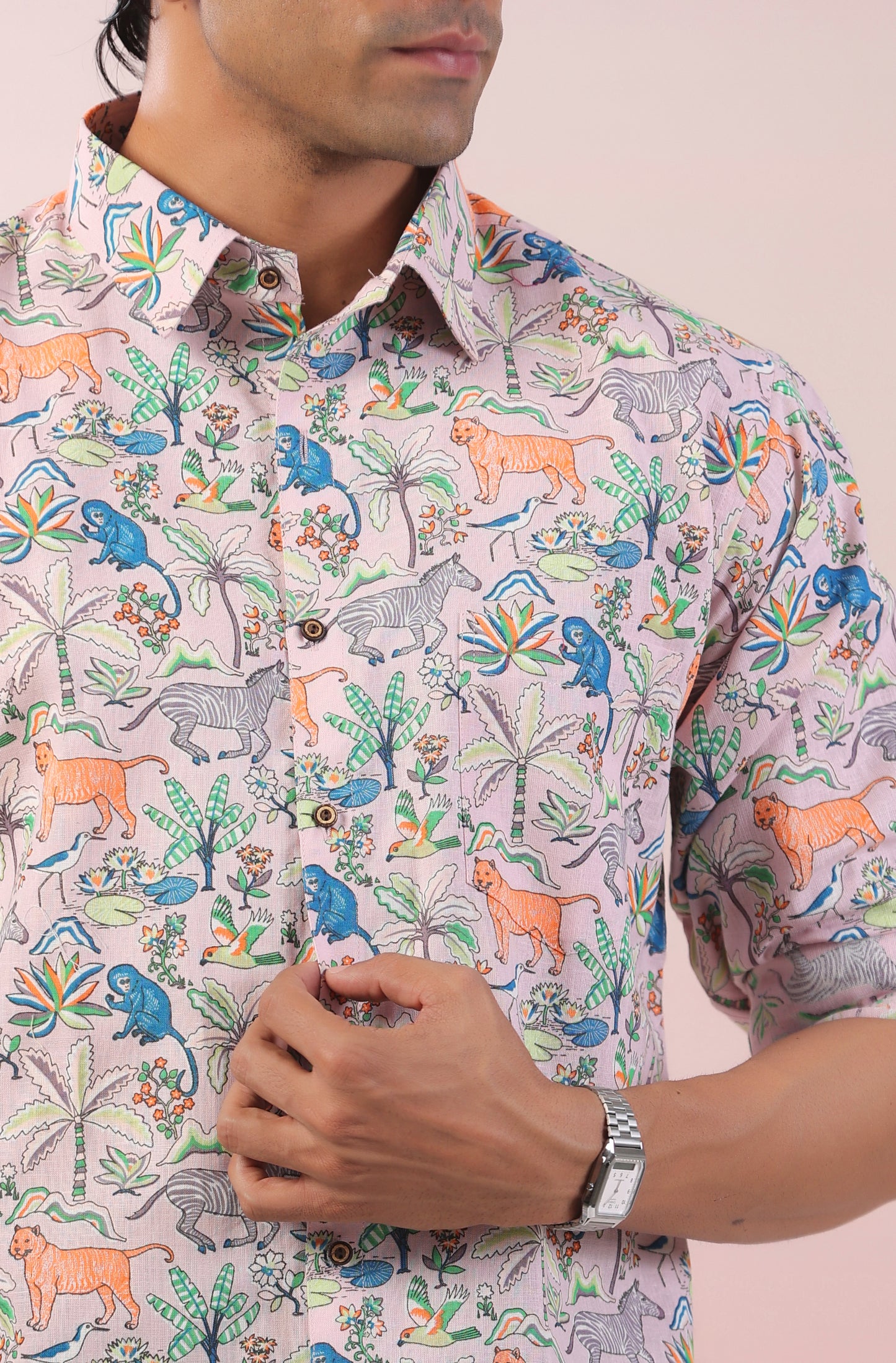 Forest Print Father Shirt