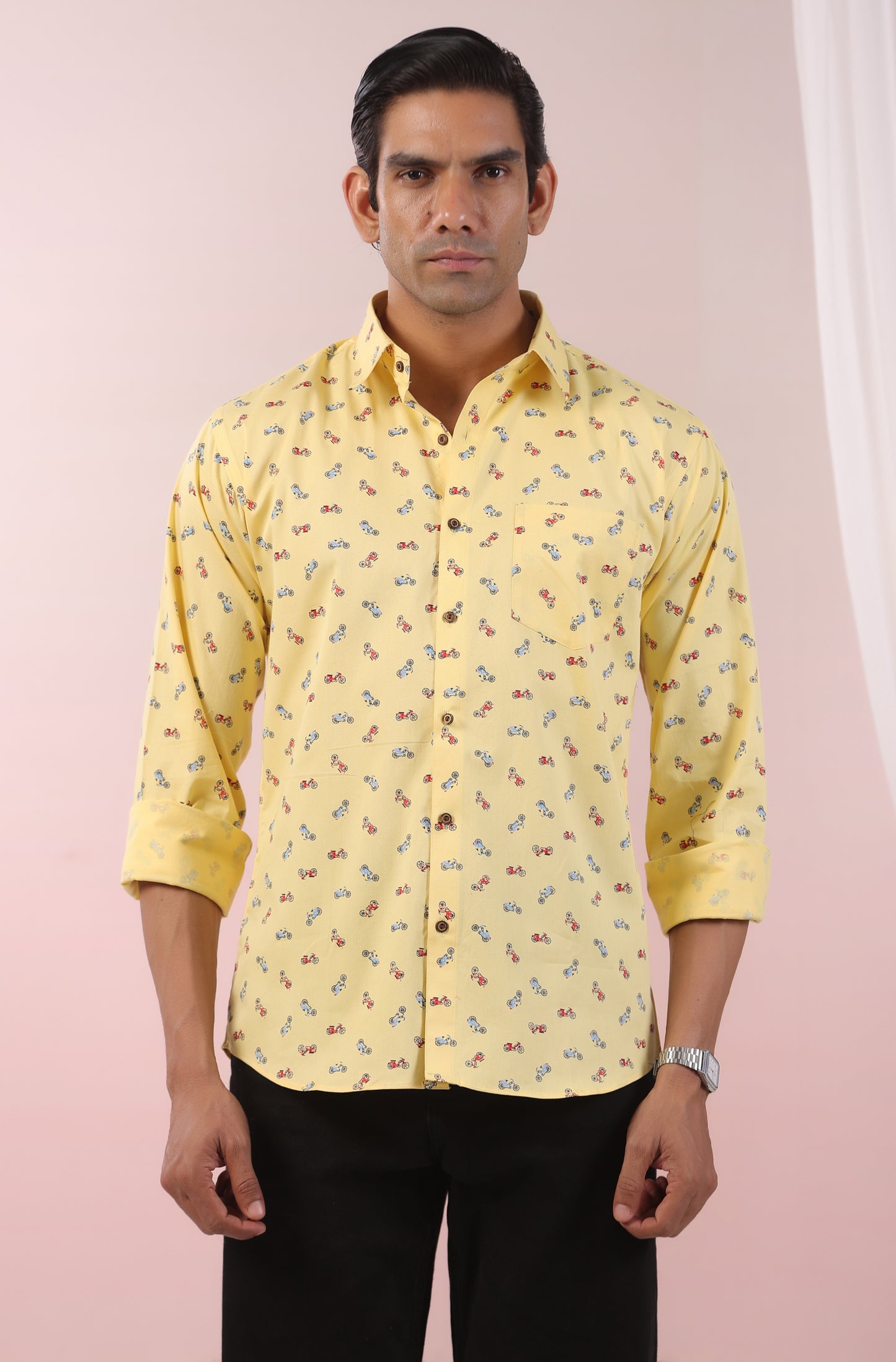 Scooter Print Father Shirt