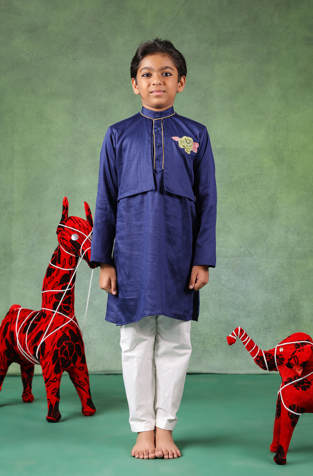 Boy Kurta Set - Blue