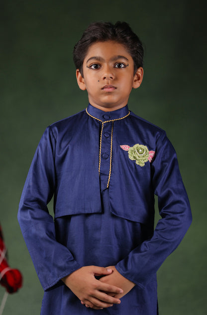 Boy Kurta Set - Blue