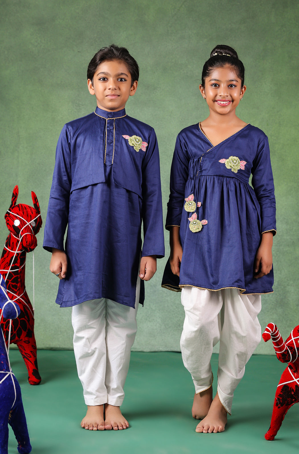 Boy Kurta Set - Blue