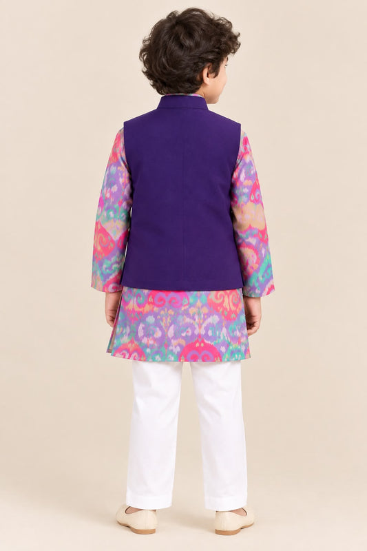 Boy Mithas 3Pc Bundy Set-Purple