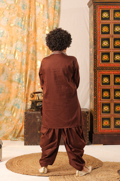 Boy 3 Pc Set-Brown