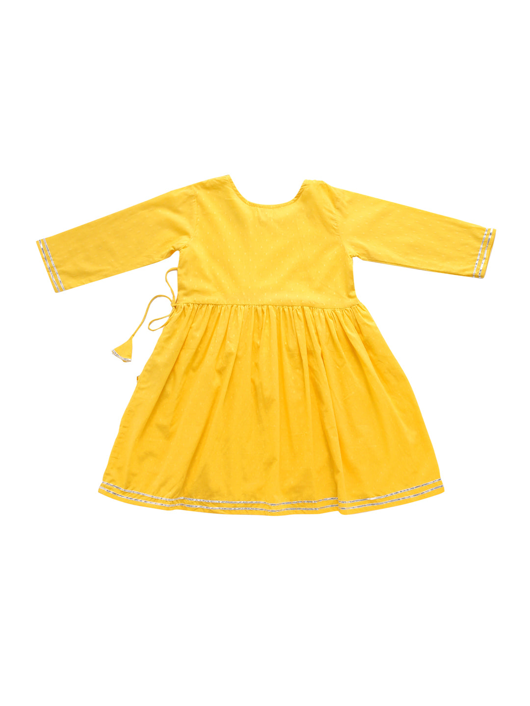 Girl Kurta Pallazo Set - Yellow